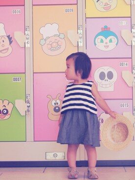 まっちゃんさん(キッズ・90cm)の夏コーディネート