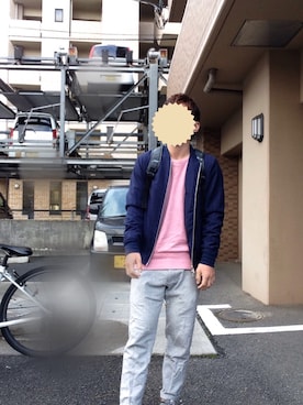 「JOURNAL STANDARD（ジャーナルスタンダード）のアイテム（MA-1）」を使った、boorinさん（メンズ・168cm）の冬コーディネート