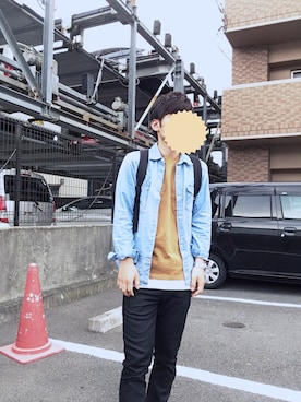 「MR.GENTLEMAN（ミスタージェントルマン）のアイテム（その他トップス）」を使った、boorinさん（メンズ・168cm）の春コーディネート