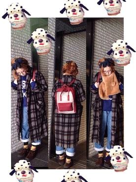 「Kukka Lucca（クッカ　ルッカ）のアイテム」を使った、ムラサワヒトミさん（レディース・160cm）の冬コーディネート