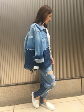 「Joshua SANDERS（ジョシュアサンダース）のアイテム」を使った、JOURNAL STANDARD Lady's 表参道店 KUROSAWAさん（レディース・163cm）の夏コーディネート