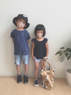 ao0227さん（キッズ・90cm）の夏コーディネート