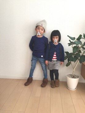 ao0227さん（キッズ・100cm）の秋コーディネート