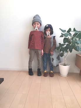 ao0227さん（キッズ・90cm）の冬コーディネート