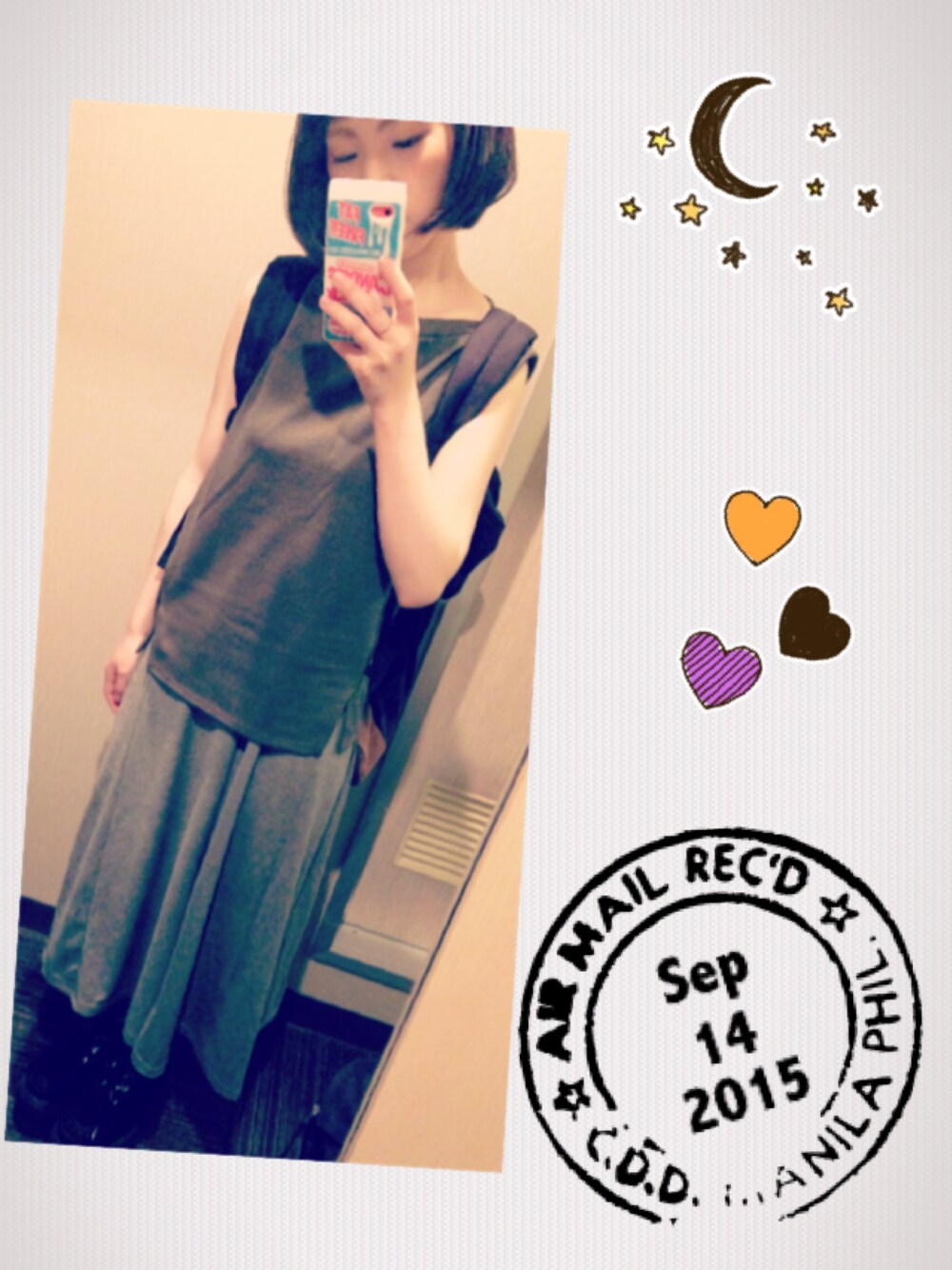 「セットアップ、GU、ネネット」｜「GUのアイテム（ワンピース、その他）」を使った、✞Muu✞さん（レディース・148cm）の秋コーディネートの1枚目の写真