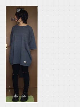 青い/あるさんのコーディネート