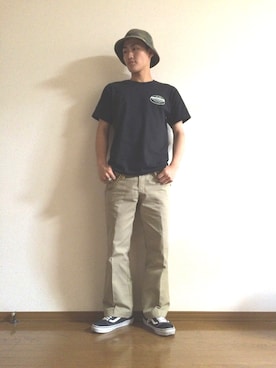 「COOTIE」｜「アイテム（財布/小物）」を使った、Masayaさん（メンズ・170cm）の夏コーディネート