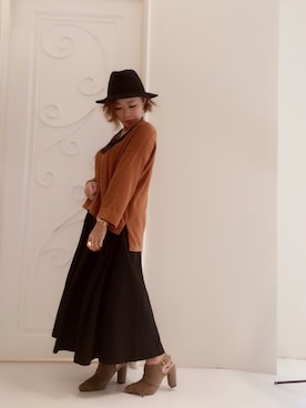 「テラコッタ」｜FUMIKAさん（レディース・146cm）の夏コーディネート