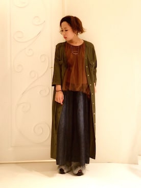 「アイテム（その他アウター）」を使った、FUMIKAさん（レディース・146cm・20代）の夏コーディネート