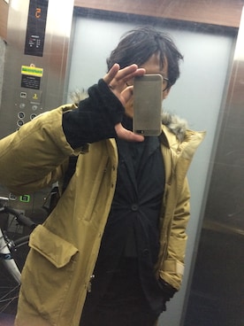 DRGNさん（メンズ・170cm）の冬コーディネート