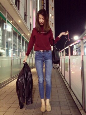 にんにん(任)さん（レディース・168cm）の秋コーディネート