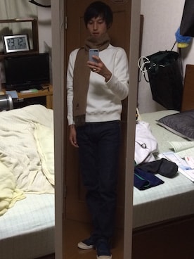 「POINTER（ポインター ）のアイテム（シューズ）」を使った、Kyoさん（メンズ・178cm）の秋コーディネート