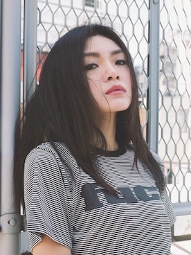 「FUCT」｜Annie hさん（レディース・163cm）の夏コーディネート