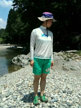 「ドラフトCLB」｜り  かさん（レディース・155cm）の夏コーディネート
