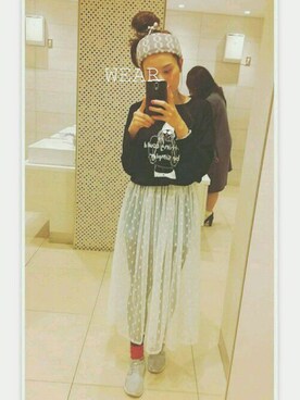 サントス玲奈さん（レディース・158cm）の春コーディネート