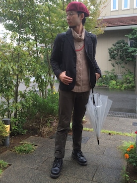 ぼーりーさん（メンズ・178cm）の秋コーディネート