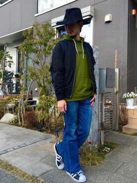 ぼーりーさん（メンズ・178cm）の冬コーディネート