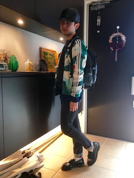 「アイテム（ジャージ）」を使った、ぼーりーさん（メンズ・178cm・20代）の冬コーディネート