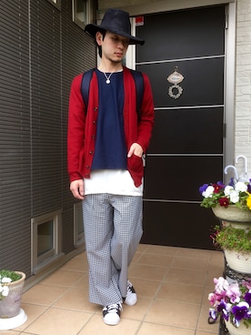 「フレンチカジュアル」｜ぼーりーさん（メンズ・178cm）の冬コーディネート