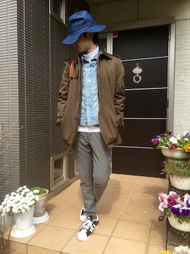 ぼーりーさん（メンズ・178cm）の冬コーディネート