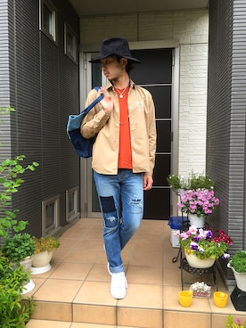 ぼーりーさん(メンズ・178cm)の春コーディネート