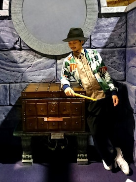 「アイテム（ジャージ）」を使った、ぼーりーさん（メンズ・178cm・20代）の秋コーディネート