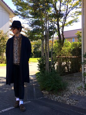 「チーム冨樫」｜ぼーりーさん（メンズ・178cm）の秋コーディネート