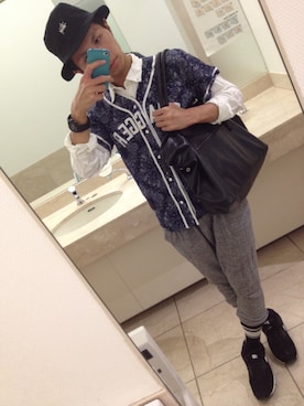 「コーデ詳細のコーデ詳細（その他、ブルー系）」を使った、Kdさん（メンズ・164cm）の夏コーディネート