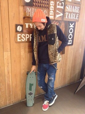 Junpei  Fukadaさん（メンズ・170cm）の秋コーディネート