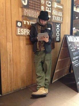 Junpei Fukadaさん(メンズ・170cm)の冬コーディネート