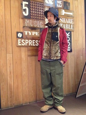 Junpei  Fukadaさん（メンズ・170cm）の冬コーディネート