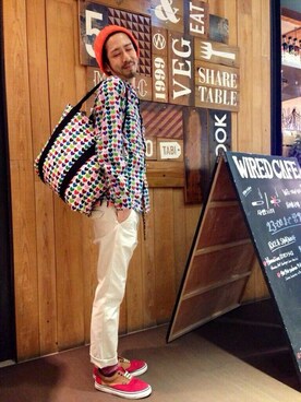 Junpei  Fukadaさん（メンズ・170cm）の冬コーディネート