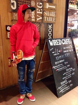 Junpei Fukadaさん(メンズ・170cm)の冬コーディネート