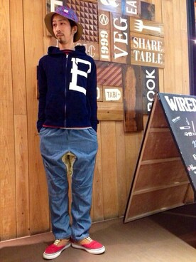 Junpei  Fukadaさん（メンズ・170cm）の春コーディネート