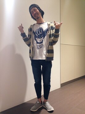 Junpei Fukadaさん(メンズ・170cm)の春コーディネート
