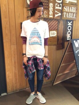 Junpei  Fukadaさん（メンズ・170cm）の春コーディネート