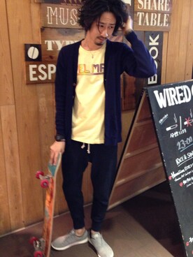 Junpei  Fukadaさん（メンズ・170cm）の春コーディネート