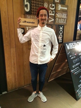 Junpei  Fukadaさん（メンズ・170cm）の春コーディネート