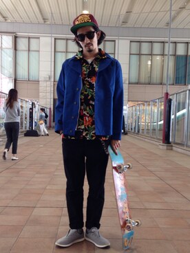 Junpei  Fukadaさん（メンズ・170cm）の春コーディネート