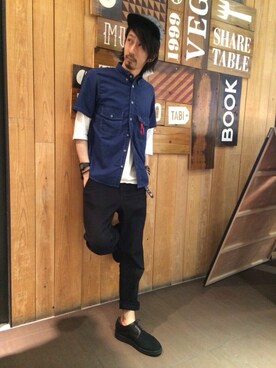 Junpei  Fukadaさん（メンズ・170cm）の夏コーディネート