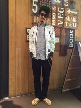 Junpei  Fukadaさん（メンズ・170cm）の夏コーディネート