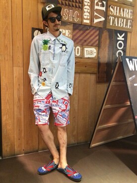 Junpei Fukadaさん(メンズ・170cm)の夏コーディネート