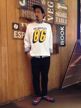 Junpei  Fukadaさん（メンズ・170cm）の夏コーディネート
