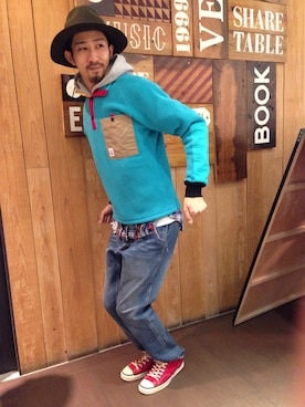 Junpei Fukadaさん(メンズ・170cm)の冬コーディネート