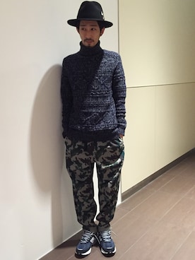 Junpei  Fukadaさん（メンズ・170cm）の冬コーディネート