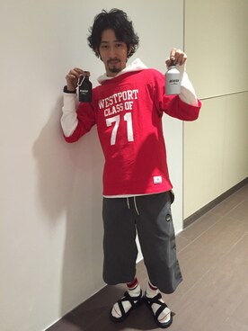 Junpei Fukadaさん(メンズ・170cm)の春コーディネート