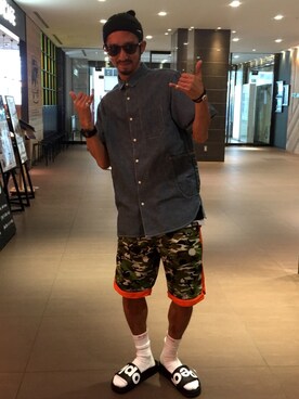 Junpei  Fukadaさん（メンズ・170cm）の夏コーディネート