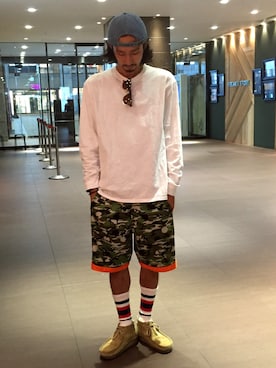 Junpei  Fukadaさん（メンズ・170cm）の夏コーディネート