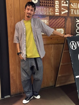 Junpei Fukadaさん(メンズ・170cm)の夏コーディネート