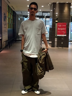 Junpei  Fukadaさん（メンズ・170cm）の夏コーディネート